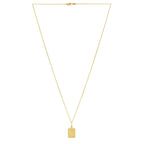 Moon and Stars Necklace in 14K Yellow Gold