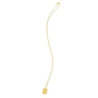 Moon and Stars Necklace in 14K Yellow Gold
