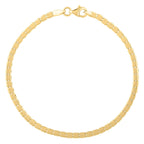 Mini Cube Bracelet in 14K Yellow Gold (2.60 mm)