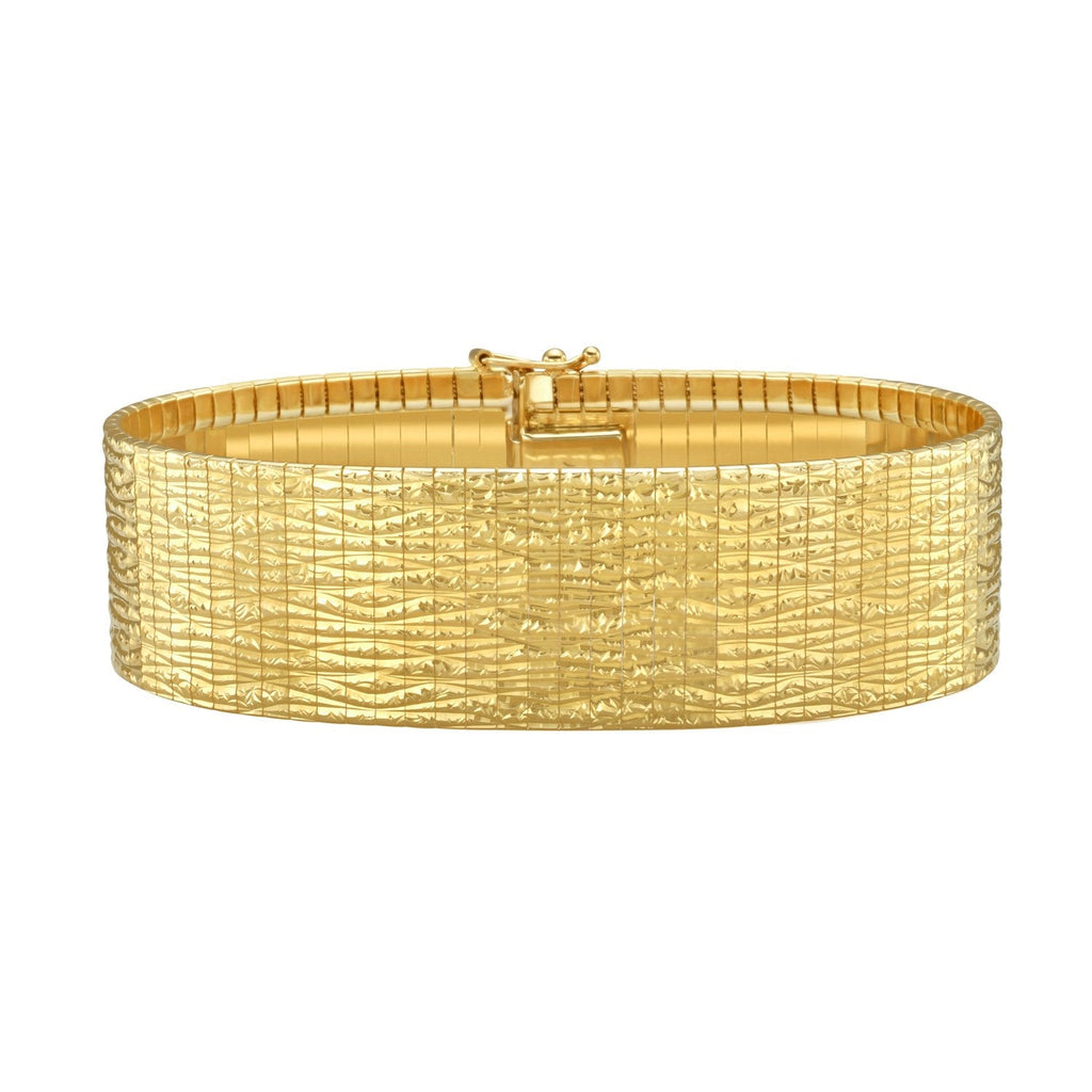 Glacier Bracelet in 14K Yellow Gold (17.90 mm)