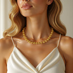 14k Yellow Gold Bead Chain (7mm)