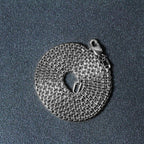14k White Gold Solid Round Box Chain (2.5 mm)
