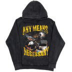 Depraved Pullover Hoodie Vintage Black