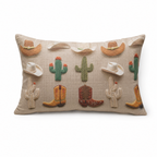 Baha Ranch Western Cactus Pillow Case Made in America Baha Ranch Western Wear