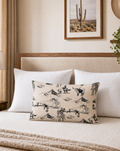 Baha Ranch Ranch Life Beige Pillowcase Made in America Baha Ranch Western Wear