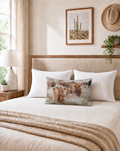 Baha Ranch Highland Herd Pillowcase Made in America Baha Ranch Western Wear