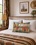 Pictures of the Southwest Queen Size Pillow Case Made in America Baha Ranch Western Wear
