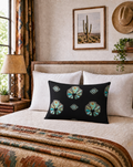 Baha Ranch Turquoise Naja Pillow Case Made in America Baha Ranch Western Wear