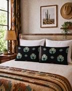Baha Ranch Turquoise Naja Pillow Case Made in America Baha Ranch Western Wear