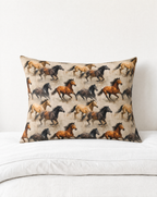 Baha Ranch Wild Horses Pillowcase Made in America Baha Ranch Western Wear