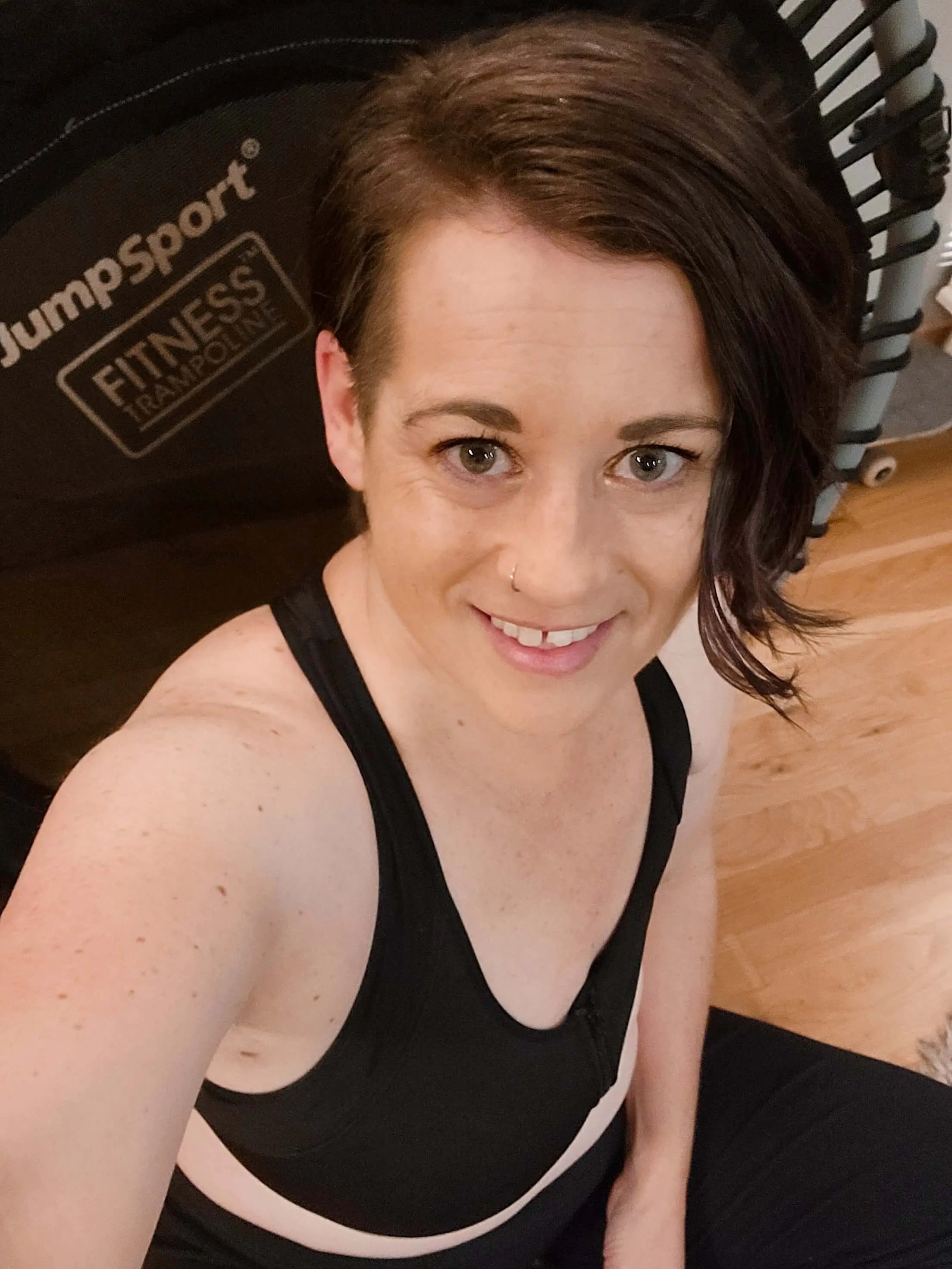 Hero Front‑Closure Sports Bra - Black Meadow