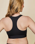 Hero Front‑Closure Sports Bra - Black Meadow