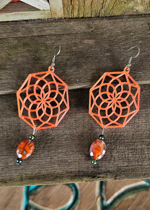 3D Print Boho Earrings Made in America Baha Ranch Western Wear