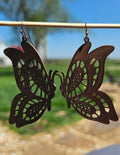 3D Print Butterfly Boho Earrings Baha Ranch Western Wear