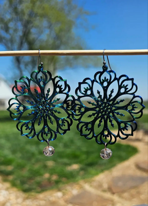 3D Print Boho Earrings Made in America Baha Ranch Western Wear