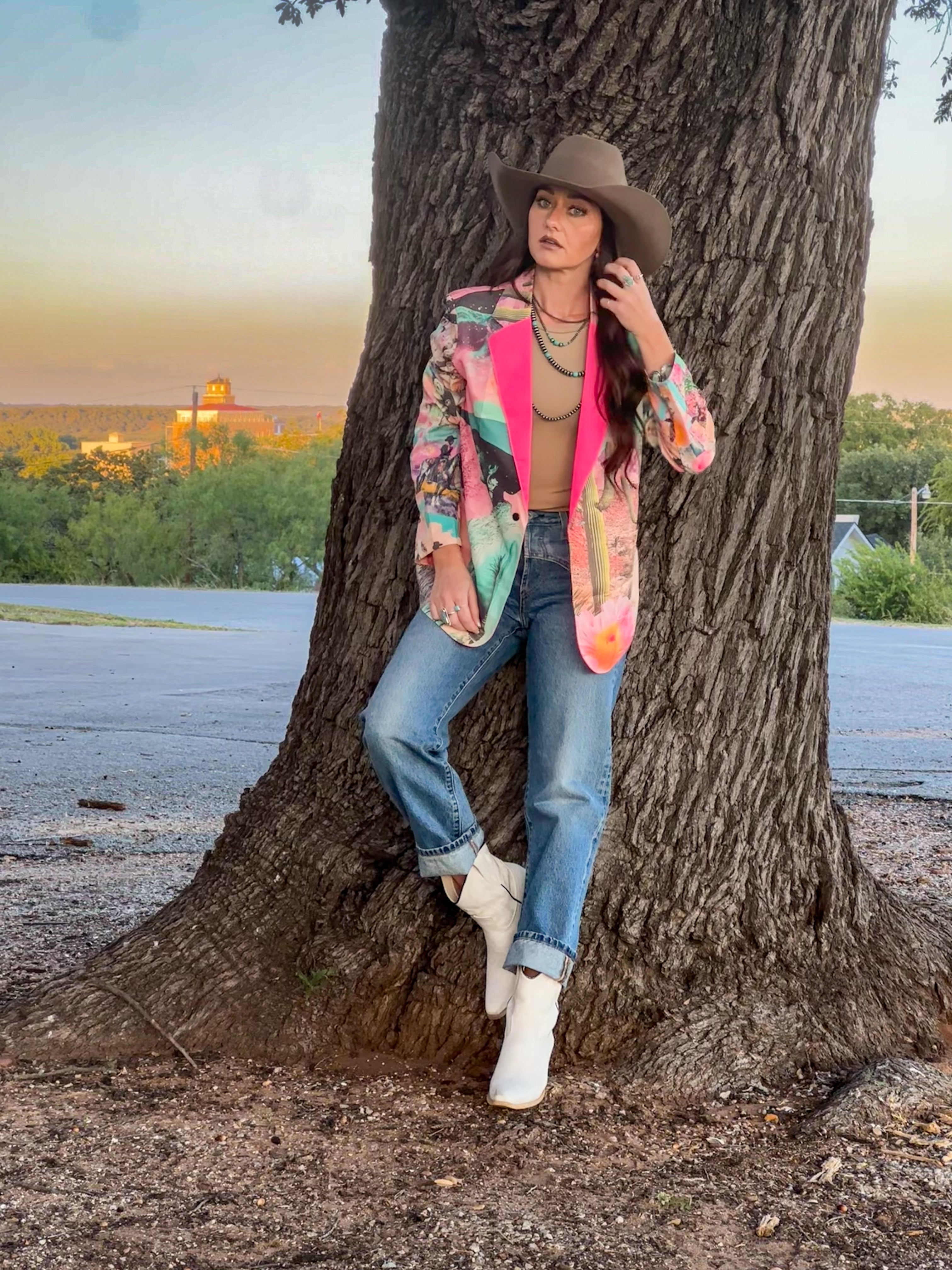 Baha Ranch Retro Pop Western Pop Cowgirl Blazer Baha Ranch Western Wear