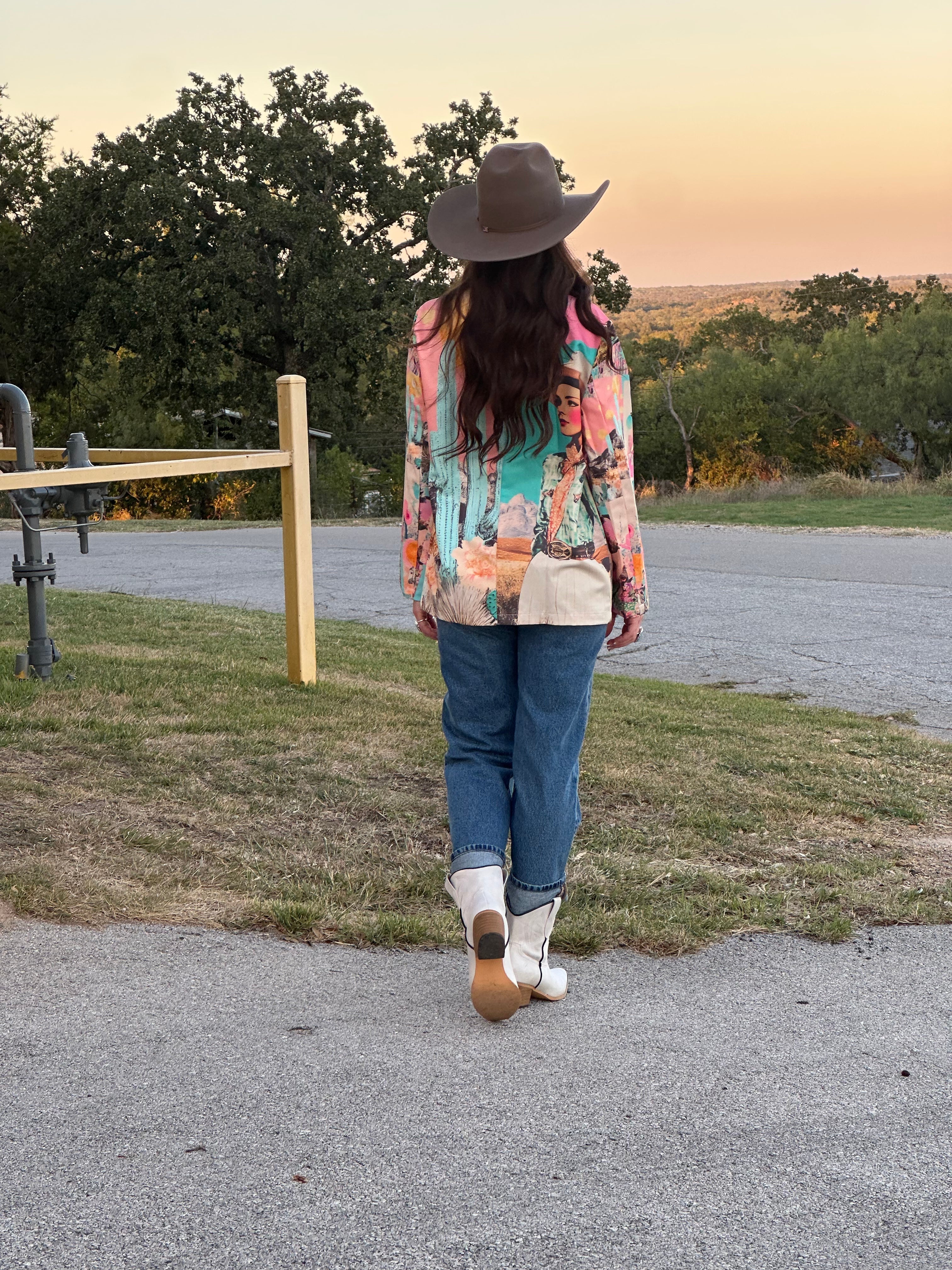 Baha Ranch Retro Pop Western Pop Cowgirl Blazer Baha Ranch Western Wear