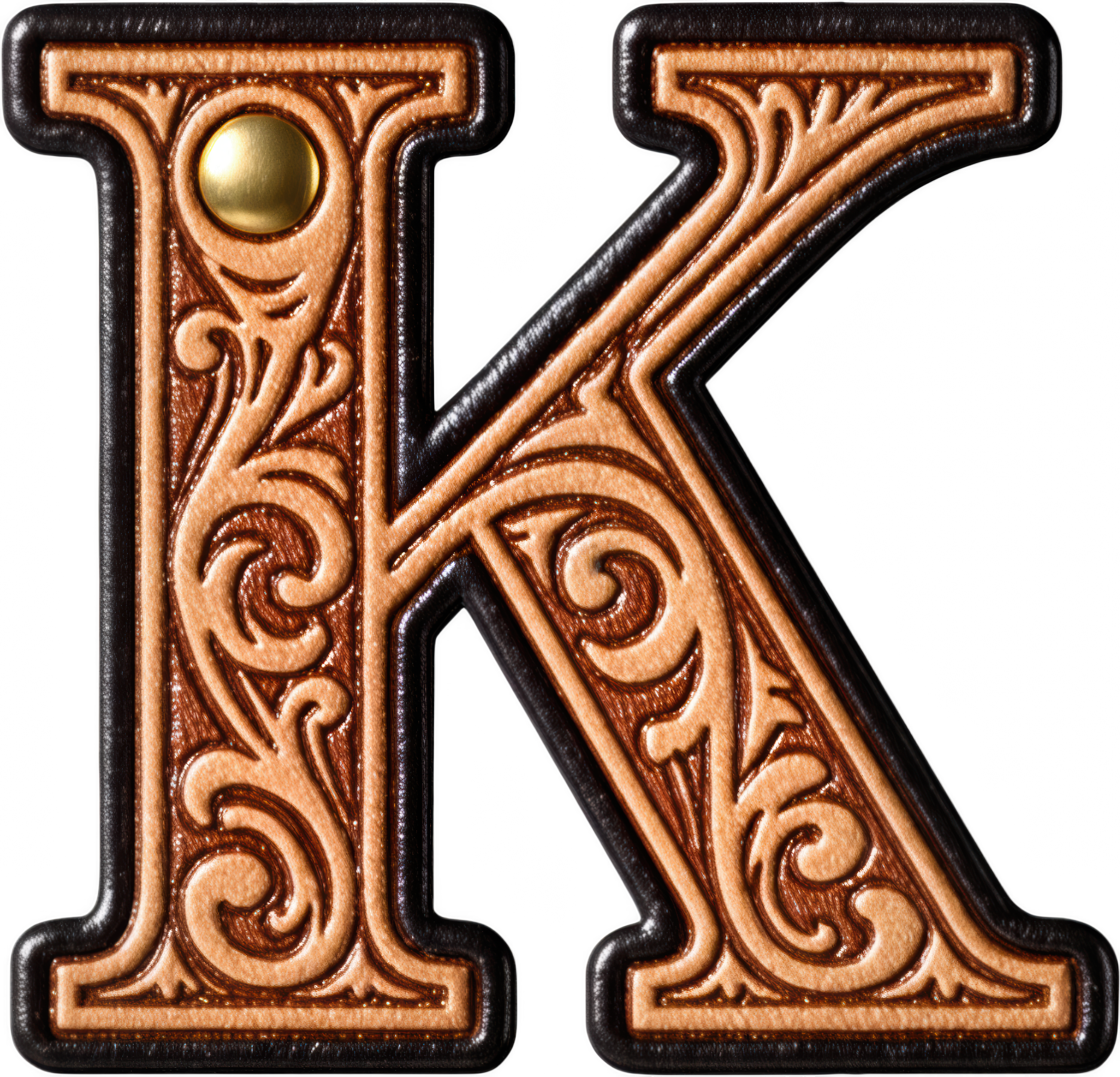 Monogrammed Initial Western Leather Look Saddle Longhorn Cowboy Cowgirl Kitchen Dish Towels Made in America Baha Ranch Western Wear