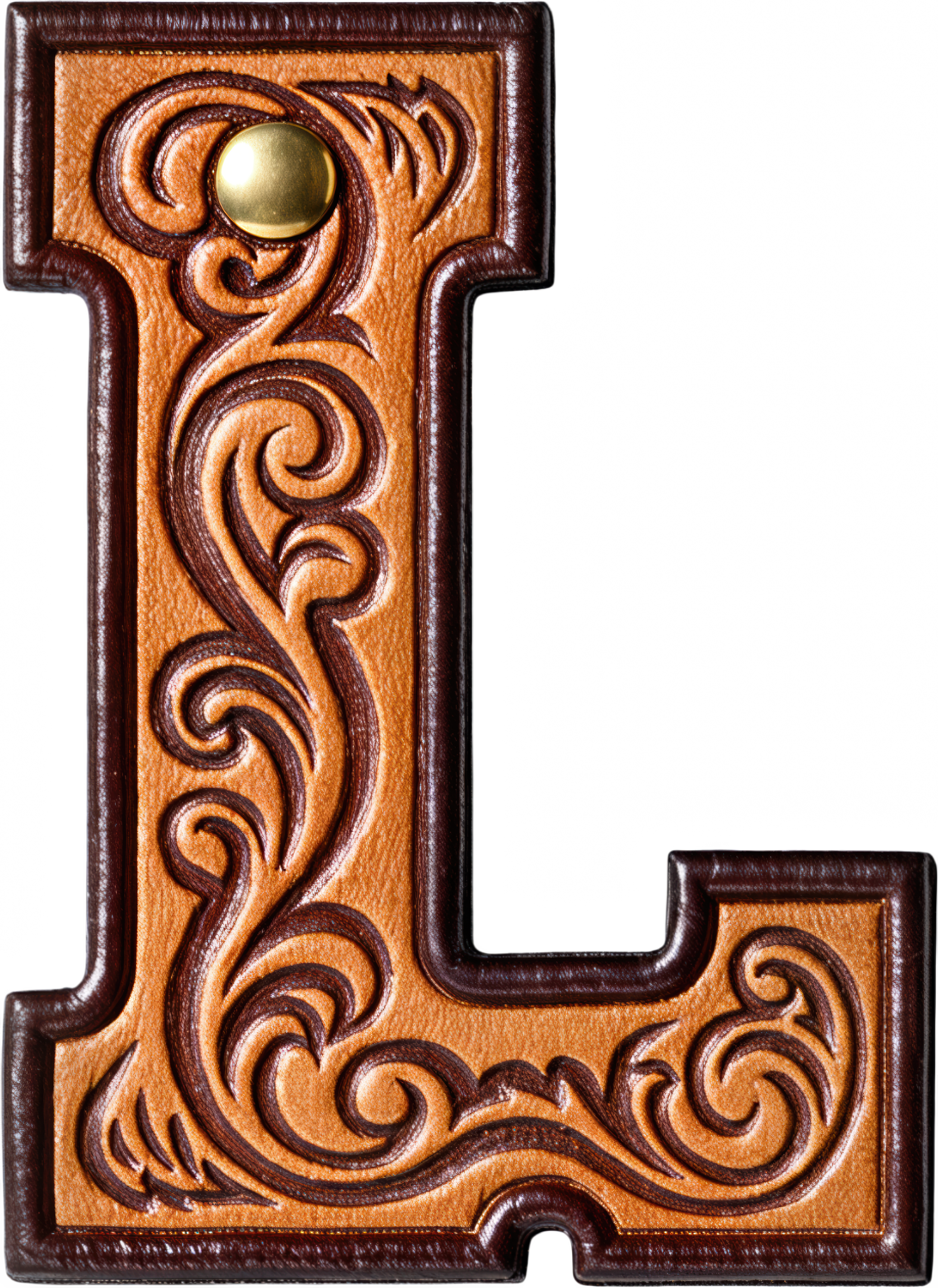 Monogrammed Initial Western Leather Look Saddle Longhorn Cowboy Cowgirl Kitchen Dish Towels Made in America Baha Ranch Western Wear