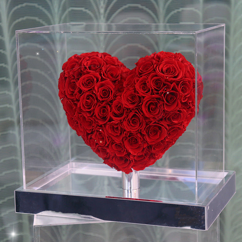 Fashion Simple Love Rose Decoration Gift Box