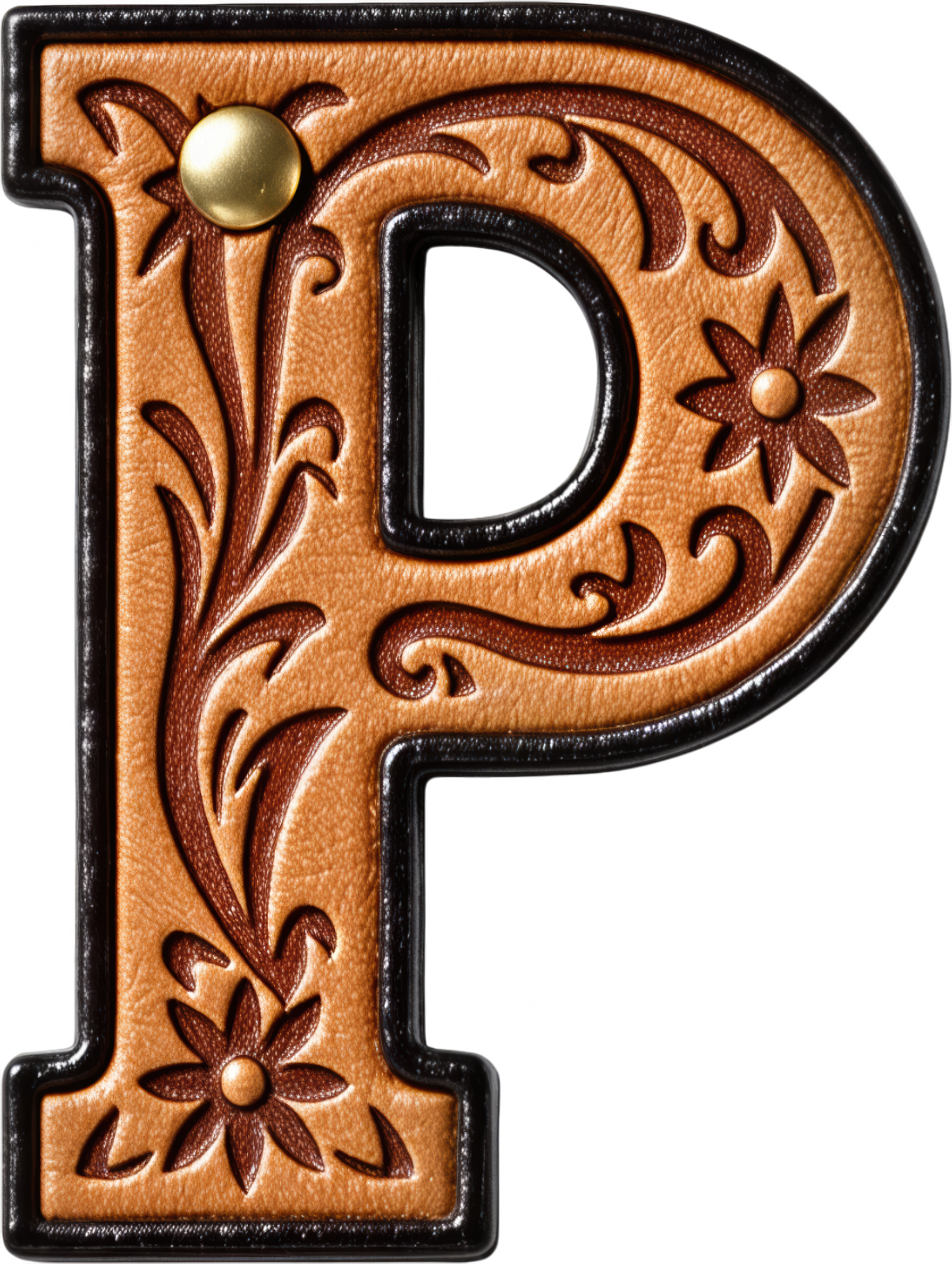 Monogrammed Initial Western Leather Look Saddle Longhorn Cowboy Cowgirl Kitchen Dish Towels Made in America Baha Ranch Western Wear