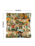 Colores de Mexico Pictures of the Southwest Pillow Case Made in USA Baha Ranch Western Wear
