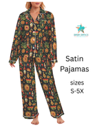 Baha Ranch Colores De Mexico - Mexican Culture Satin Pajamas Baha Ranch Western Wear