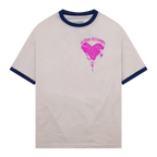 Sharp Edges T-Shirt Vintage White/Blue