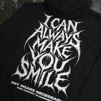 Always Smile Pullover Hoodie Black