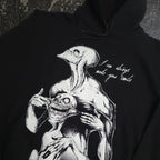 Always Smile Pullover Hoodie Black