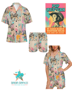 Baha Ranch Retro Pop Western Collage Pajama Set Baha Ranch Western Wear