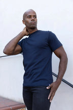 The Original Men's Bamboo Viscose/Organic Cotton Short Sleeve T-Shirt - Classic Cut Spun Bamboo