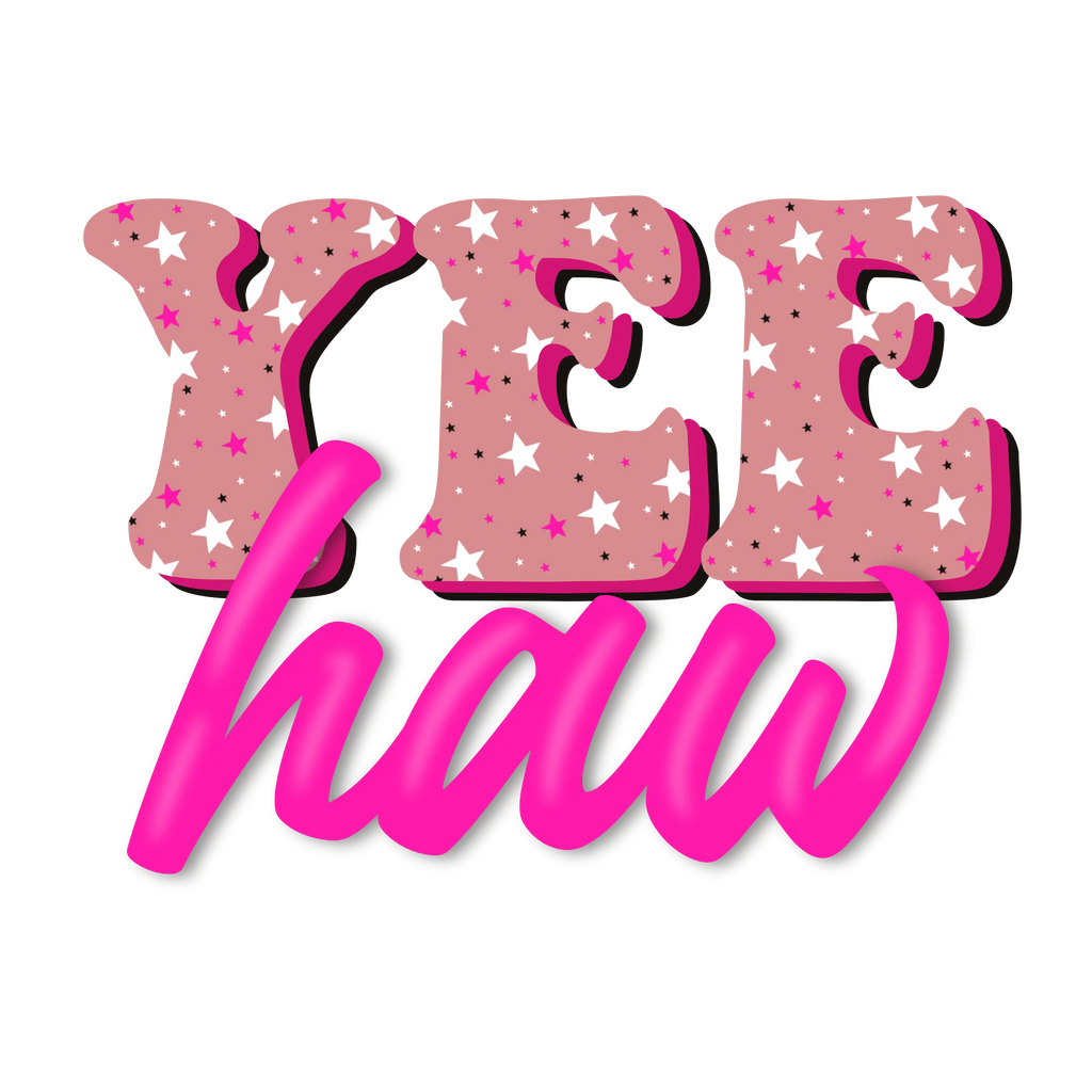 Yeehaw Pink Bikini Baha Ranch Western Wear