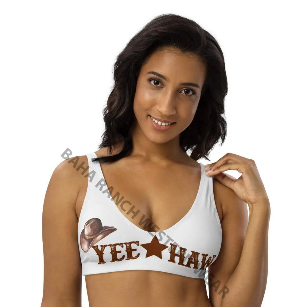 Yeehaw Bikini Top Baha Ranch Western Wear