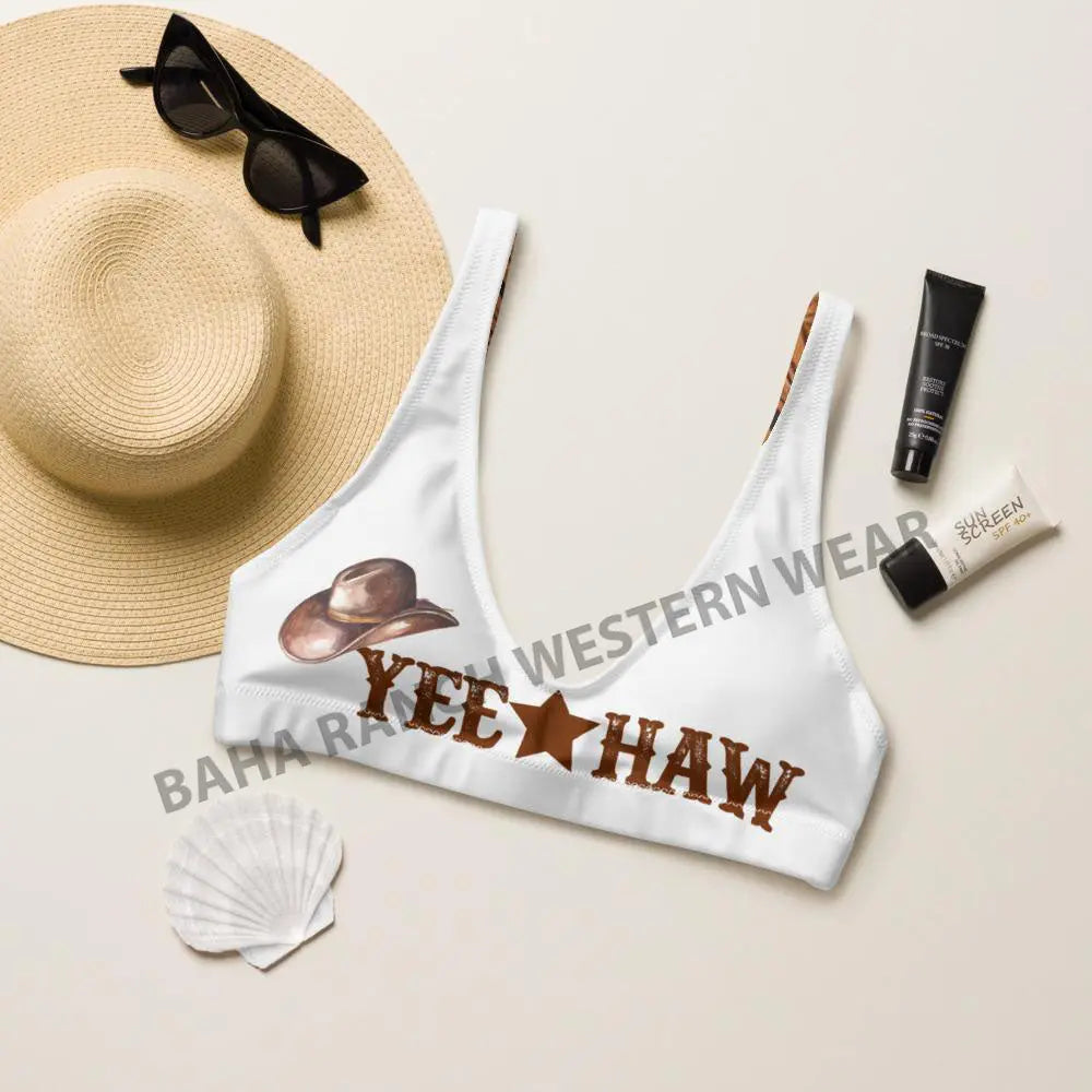 Yeehaw Bikini Top Baha Ranch Western Wear