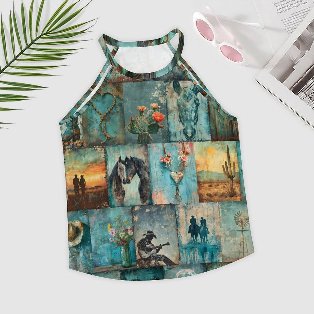 Baha Ranch Turquoise Dreams Tank Top Baha Ranch Western Wear