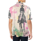 Baha Ranch Retro Pop Western Trail Ride Polo Shirt Baha Ranch Western Wear