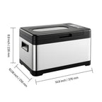 Sous Vide Cooker, 800W Sous-Vide Machine, Suveed Cooking Machine with LED Digital Display, Glass Lid, Precise Temperature & Timer Control, for Family & Friends, All-in-One Sous Vide Pot