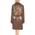 Cowgirl Says God Bless Women's Western Bath Robe Baha Ranch Western Wear