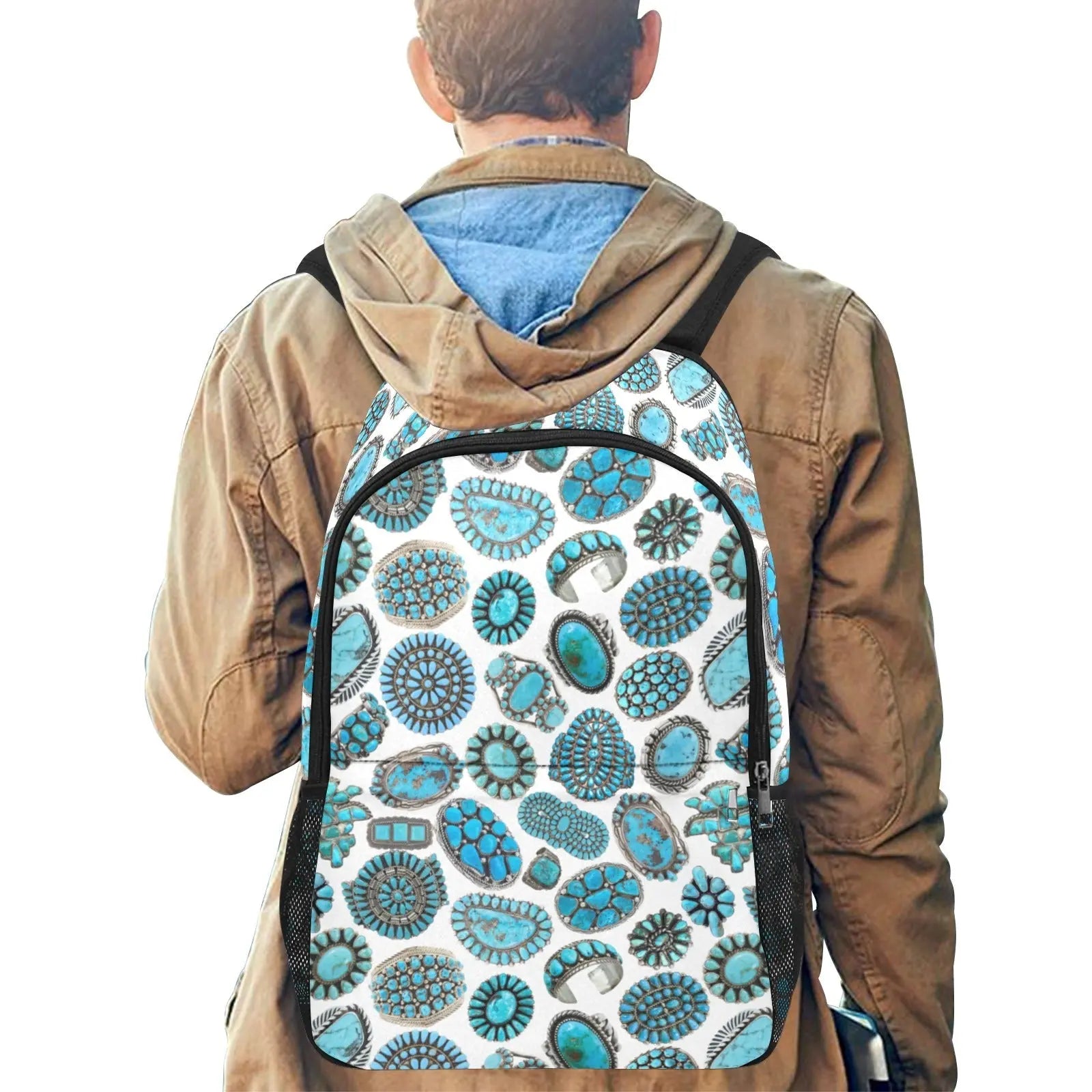 Turquoise Crazy Backpack Baha Ranch Western Wear