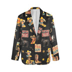 Baha Ranch Vintage Cowboy Collage Western Women's Blazer Baha Ranch Western Wear