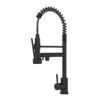 Bothwa Home CUPC Certified 19' Single Handle Kitchen Faucet (Matt Black Finish)