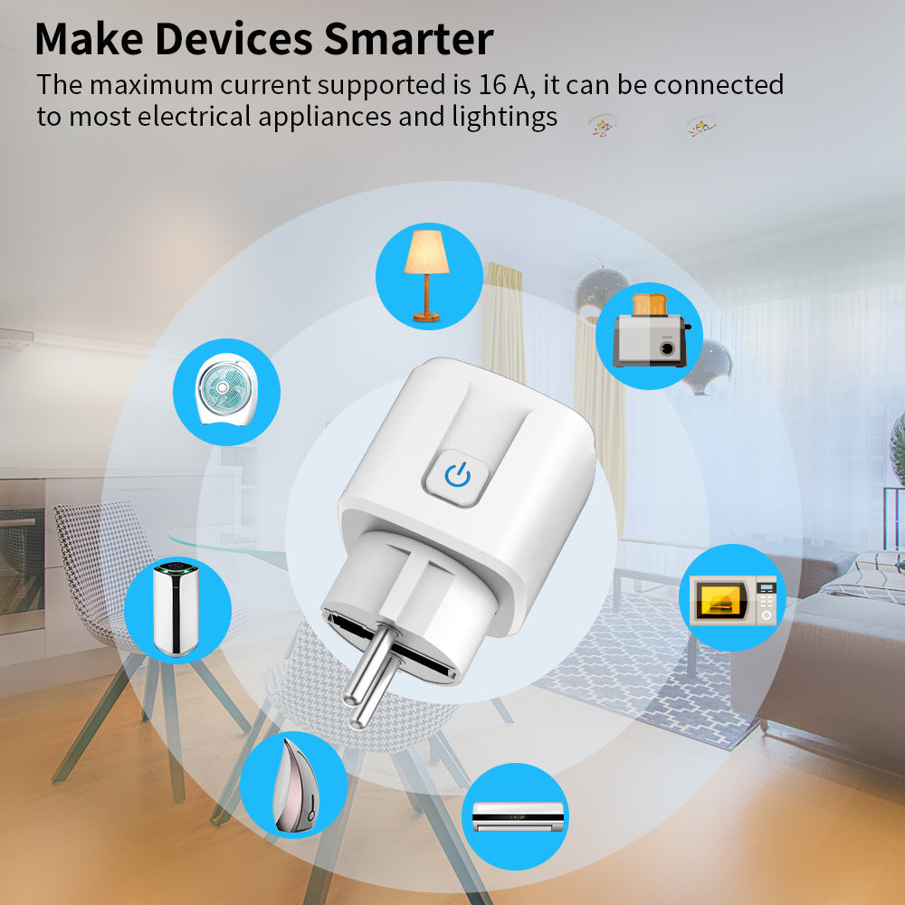 Graffiti App With Power Meter Relay Function Smart Socket