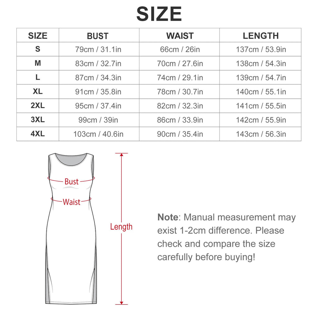 Baha Ranch Retro Pop Western Bodycon Side Slit Maxi Dress Baha Ranch Western Wear