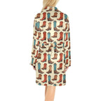 Baha Ranch Got My Boots Western Bath Robe Baha Ranch Western Wear