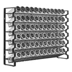 Spice Rack Organizer for Cabinet Seasoning Storage Set Wall Mounted 4 Pack