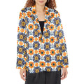 Baha Ranch Colores de Mexico Blue Yellow Mexican Floral Blazer Baha Ranch Western Wear