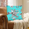 Baha Ranch Turquoise YEEHAW Velvety Soft Pillow Case Made in America Baha Ranch Western Wear