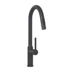 Bothwa Home 18.83' CUPC Certified Pull-down Kitchen Faucet (Matt Black Finish)