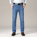 Men'S Straight Loose Elastic Slim Fit Business Casual Korean Style Trendy Plus Size Pants Men